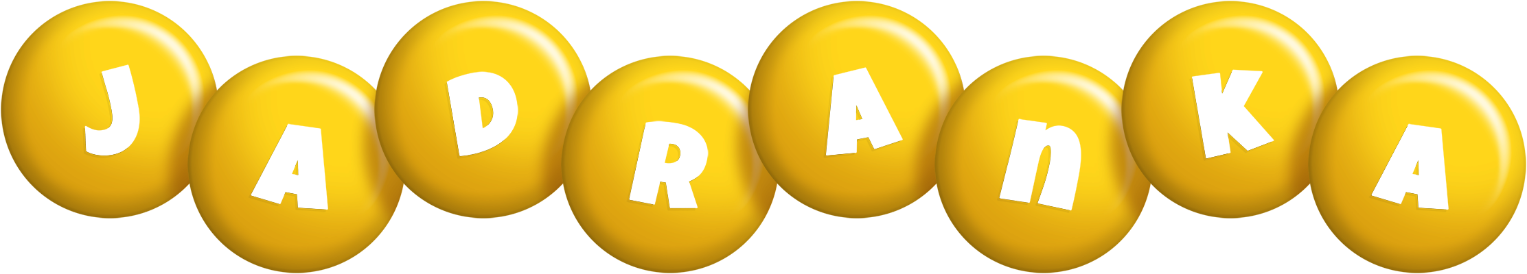 Jadranka candy-yellow logo