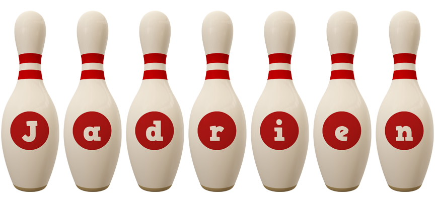 Jadrien bowling-pin logo