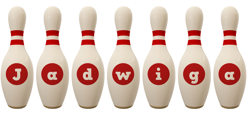 Jadwiga bowling-pin logo