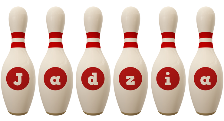 Jadzia bowling-pin logo