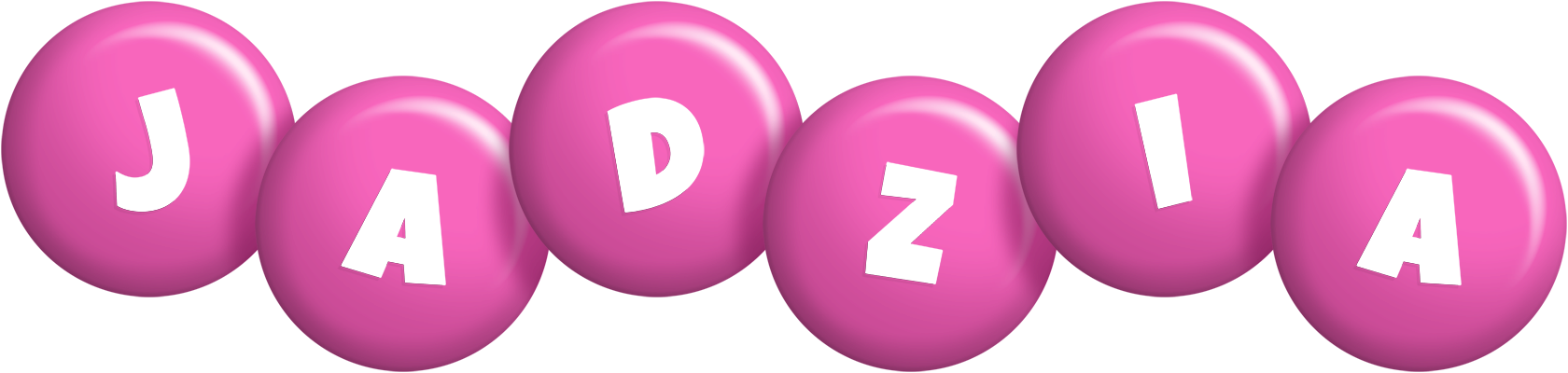 Jadzia candy-pink logo