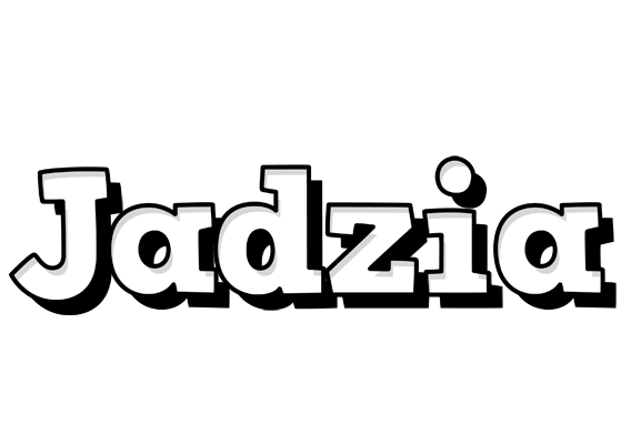 Jadzia snowing logo