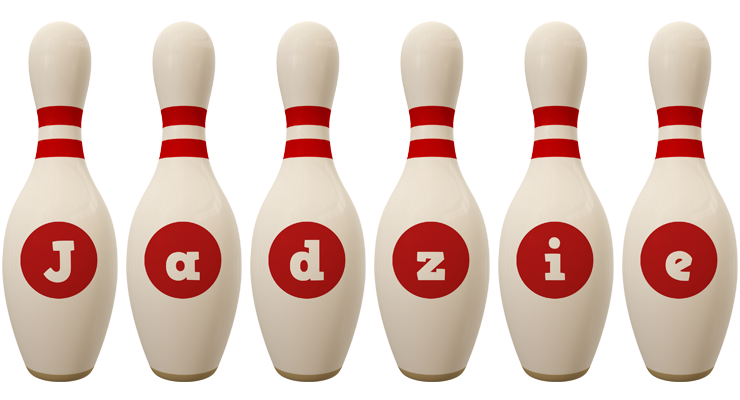 Jadzie bowling-pin logo