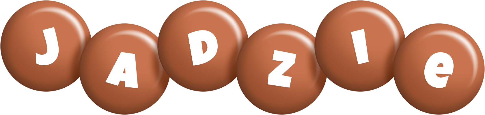 Jadzie candy-brown logo