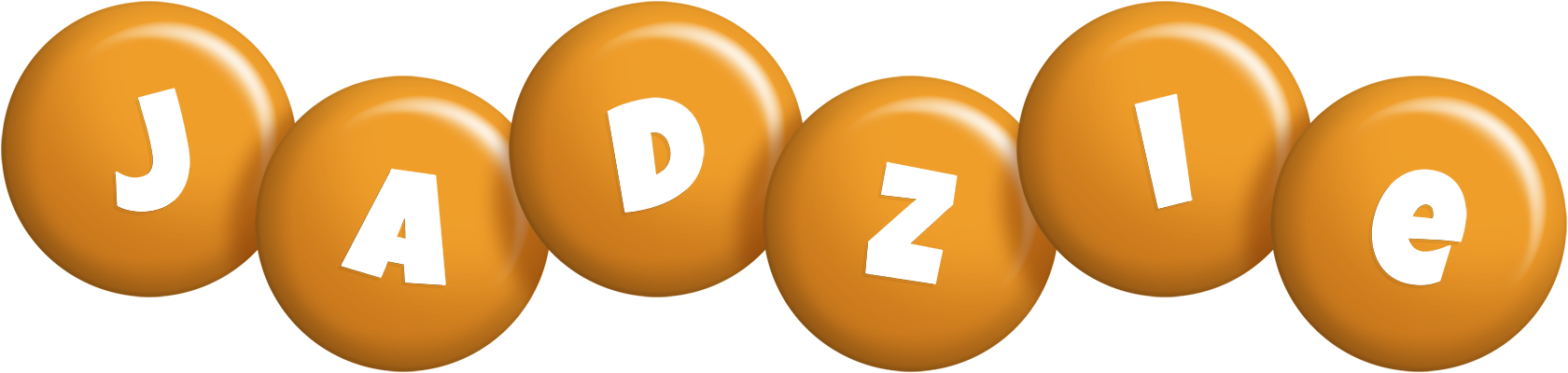 Jadzie candy-orange logo