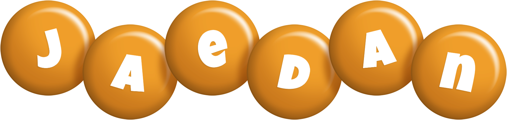 Jaedan candy-orange logo