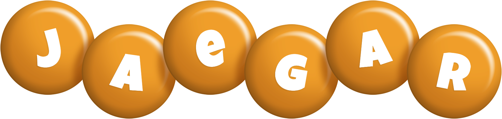 Jaegar candy-orange logo