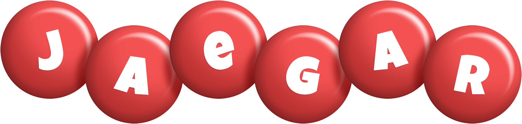 Jaegar candy-red logo