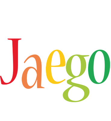 Jaego birthday logo