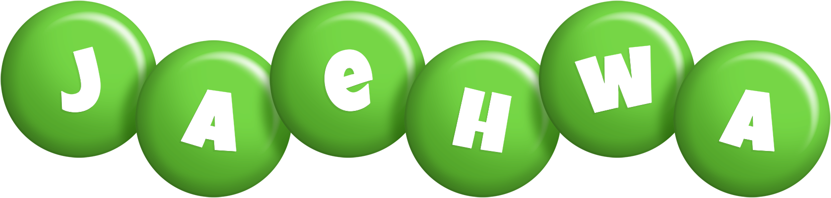 Jaehwa candy-green logo
