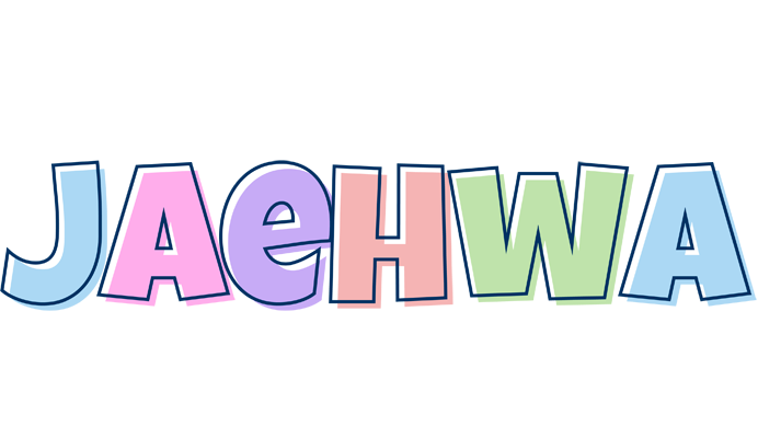 Jaehwa pastel logo