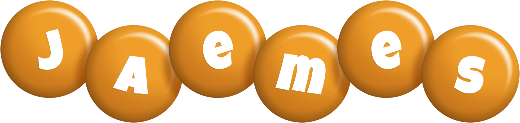 Jaemes candy-orange logo