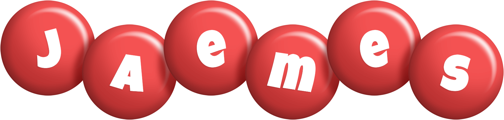 Jaemes candy-red logo