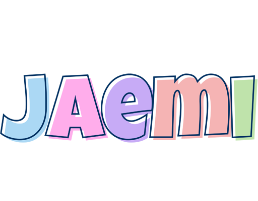 Jaemi pastel logo