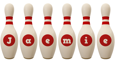 Jaemie bowling-pin logo