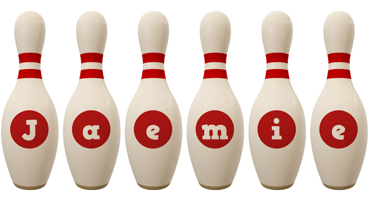Jaemie bowling-pin logo