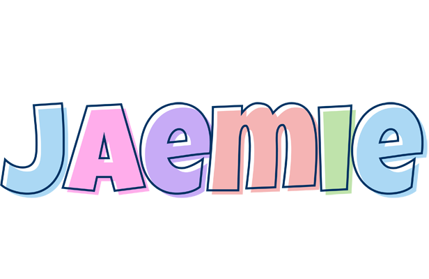 Jaemie pastel logo