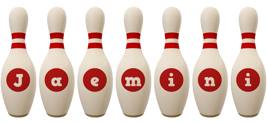 Jaemini bowling-pin logo