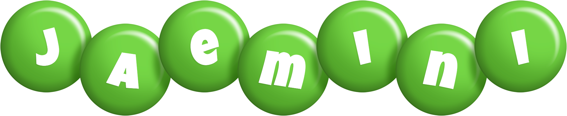 Jaemini candy-green logo