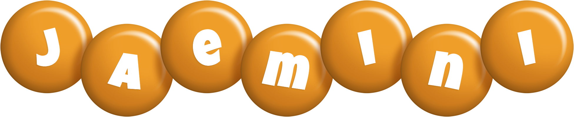 Jaemini candy-orange logo