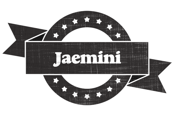 Jaemini grunge logo