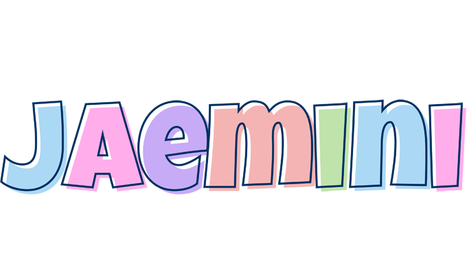 Jaemini pastel logo