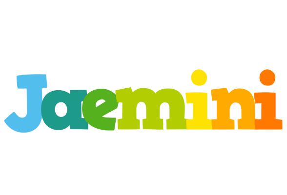 Jaemini rainbows logo