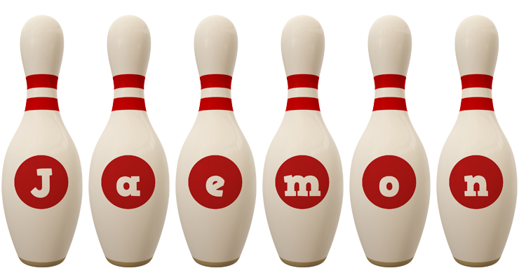 Jaemon bowling-pin logo