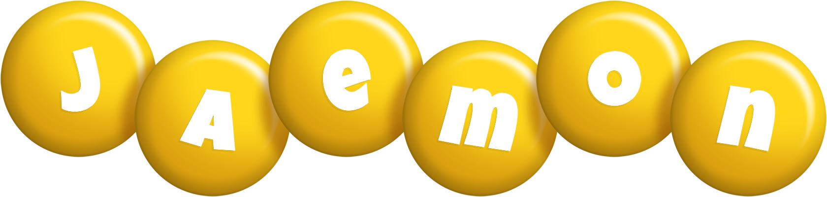 Jaemon candy-yellow logo