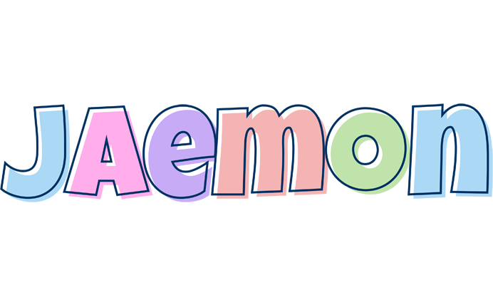 Jaemon pastel logo