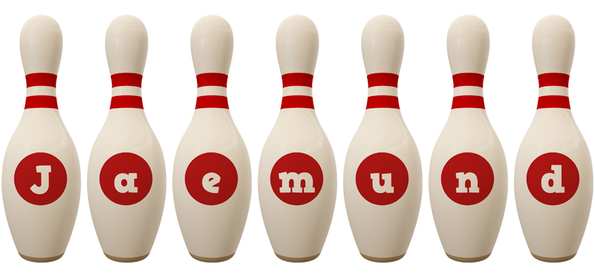 Jaemund bowling-pin logo