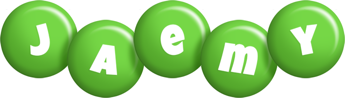 Jaemy candy-green logo