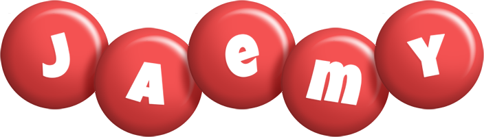 Jaemy candy-red logo