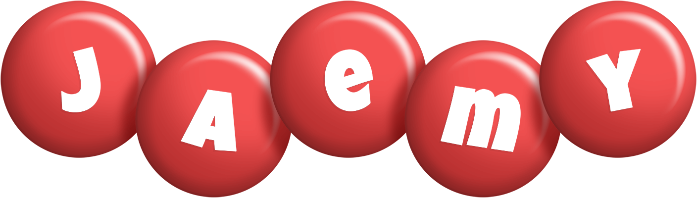 Jaemy candy-red logo