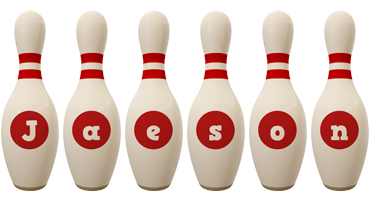 Jaeson bowling-pin logo