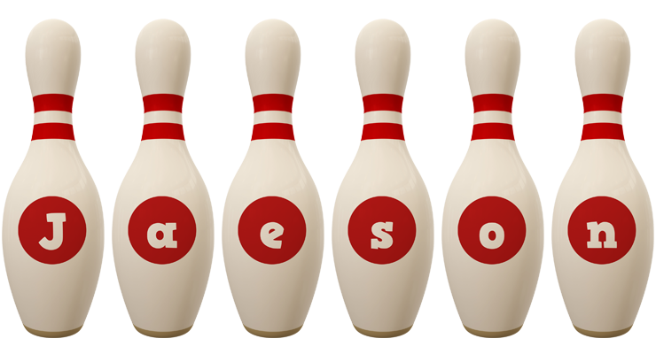 Jaeson bowling-pin logo