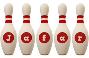 Jafar bowling-pin logo