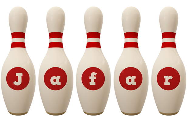 Jafar bowling-pin logo