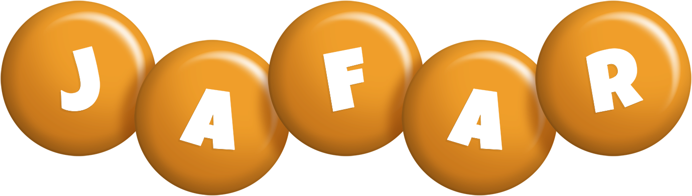 Jafar candy-orange logo