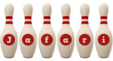 Jafari bowling-pin logo
