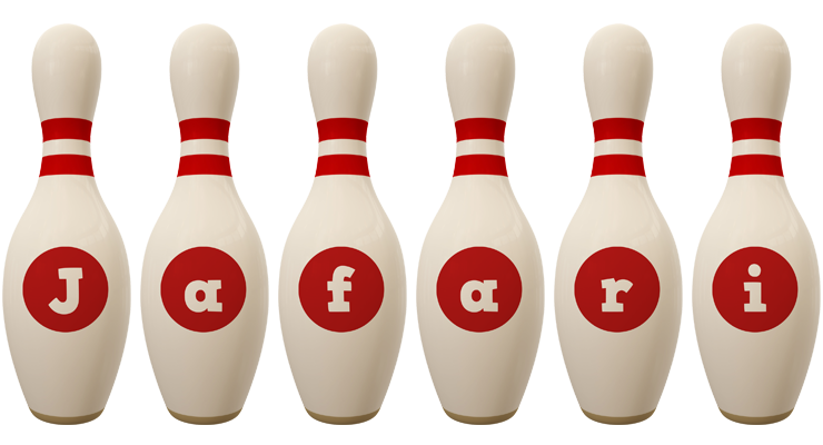Jafari bowling-pin logo