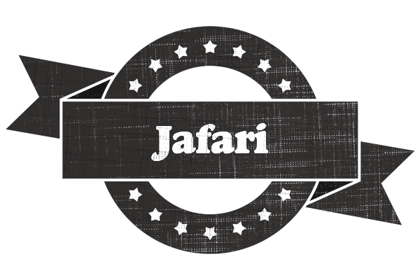 Jafari grunge logo