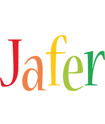 Jafer birthday logo