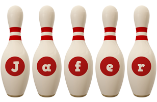 Jafer bowling-pin logo