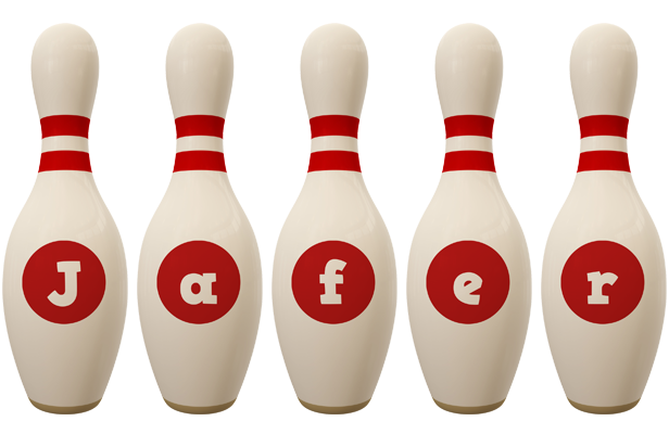 Jafer bowling-pin logo