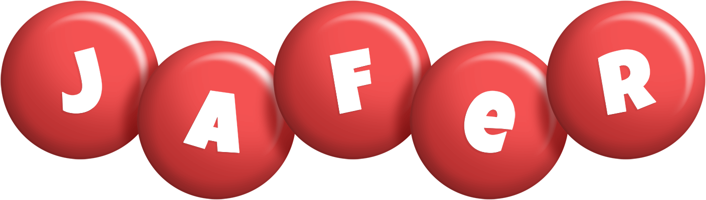 Jafer candy-red logo