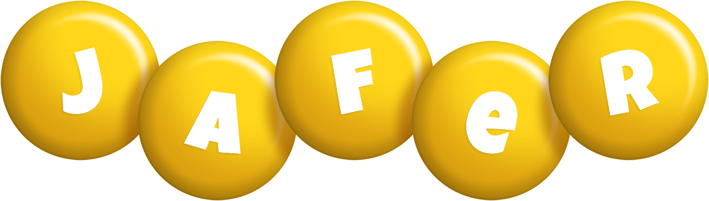 Jafer candy-yellow logo