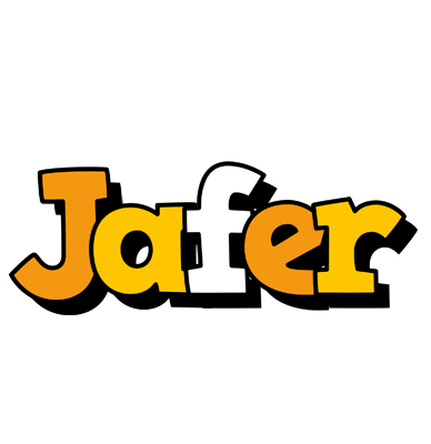 Jafer cartoon logo