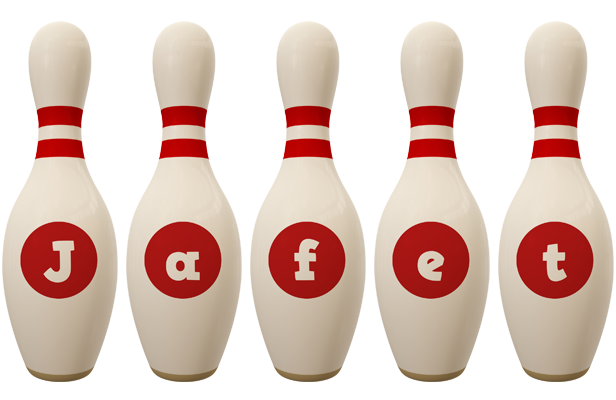 Jafet bowling-pin logo