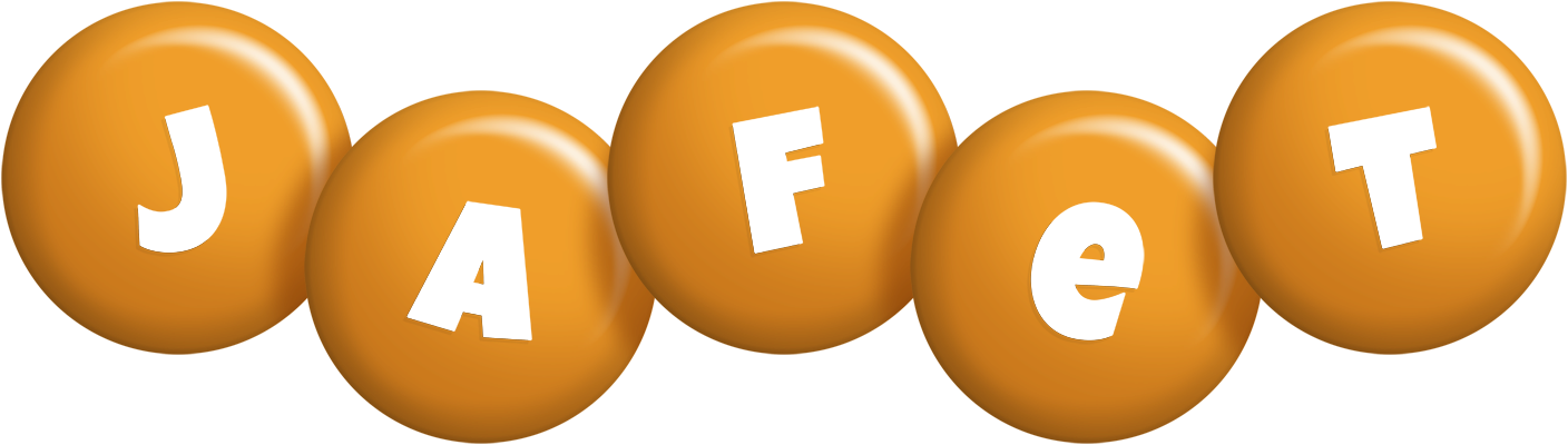 Jafet candy-orange logo